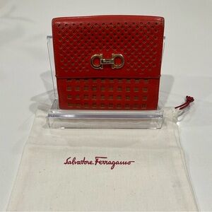 Salvatore Ferragamo Vintage Bifold Wallet With Dust Bag